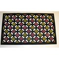 Geo Crafts Geo Crafts G161 Natural Coir Coco Dots Doormat G161